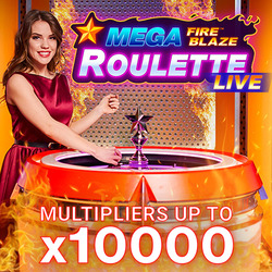 Mega Fire Blaze Roulette Live