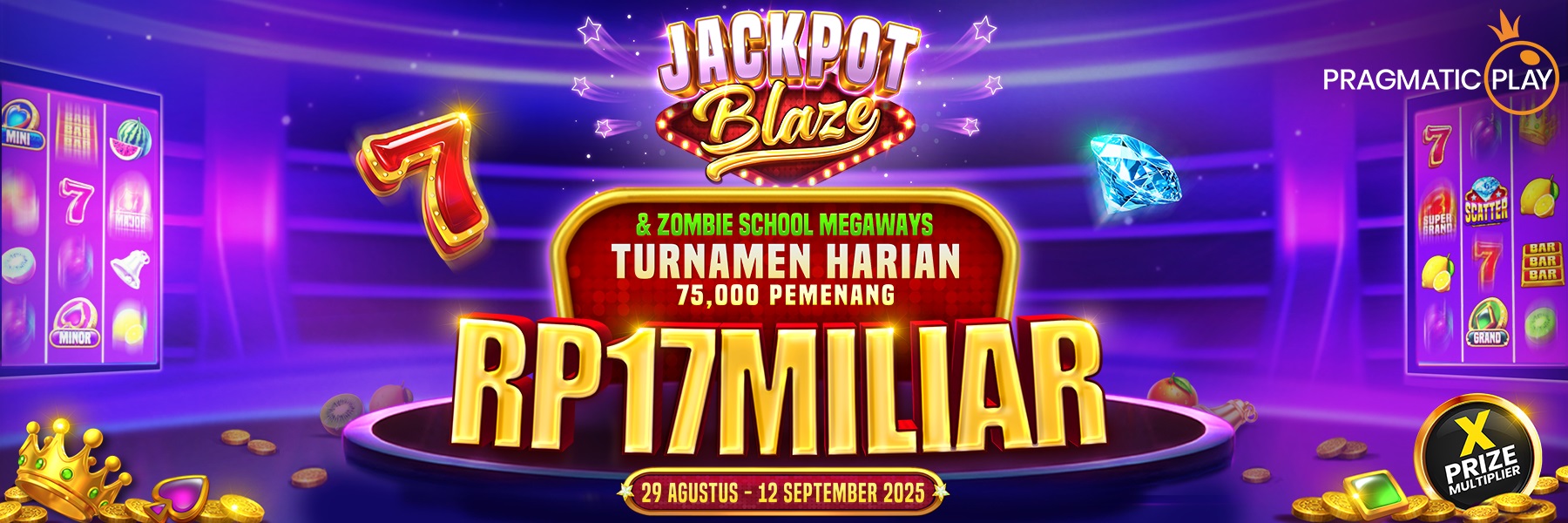 Jackpot Blaze - Zombie School Megaways - Tournament